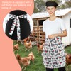 NINEFOX Egg Apron, Egg Collecting Apron for Chicken Duck Goose