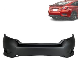 Vantage Auto Parts - Rear Bumper Cover Compatible with Honda Civic Sedan 2016-2021 | DIRECT REPLACEMENT | Primed | Plastic | 04715TBAA00ZZ | ‎HO1100296