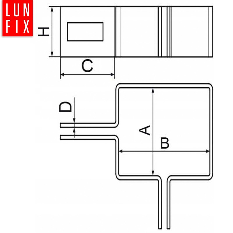 Corner clamp, fence clamp, struts, mesh fence, 90 degrees, for