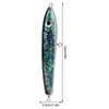 Fish Lure Abalone Shell Fishing Bait Wooden Crankbait for Tuna