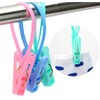 yueton Pack of 12 Clothes Peg Clip Pins Rope Hanging