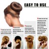 10 Pcs Hair Bun Maker - Donut Bun Maker for