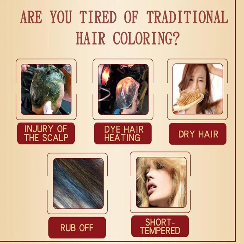 Color Dye Shampoo 6 En 1, Eterna Vida Color Dye