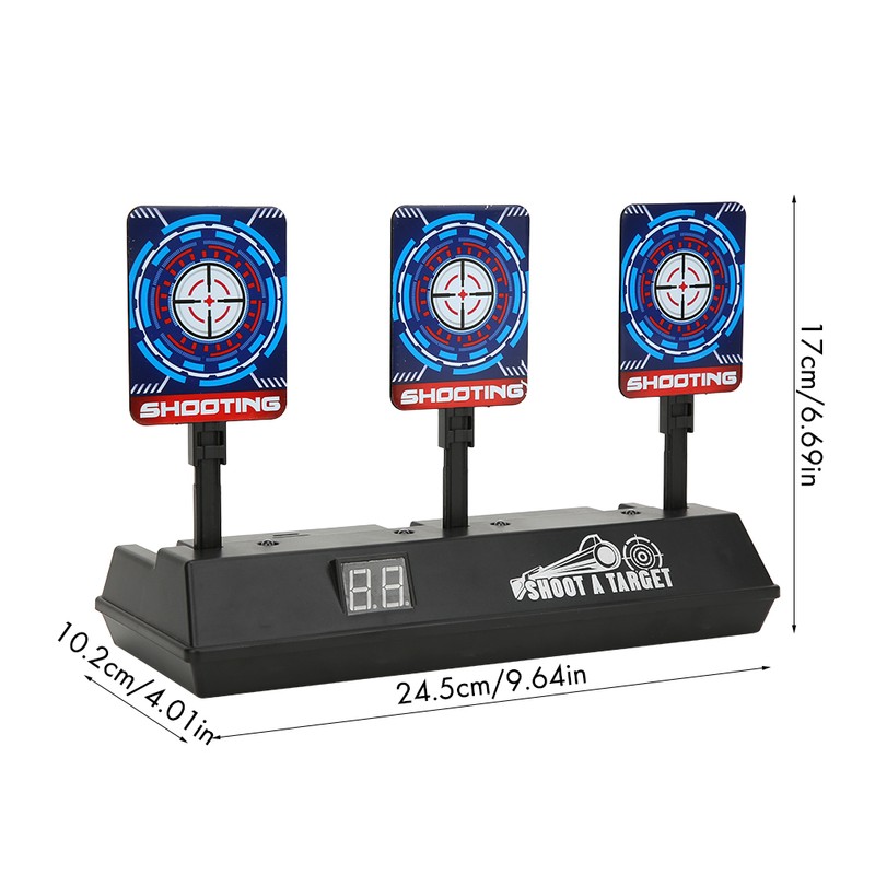 Soft Water Bomb Shooting Toy Sound Light Electronic Scoring Automatic