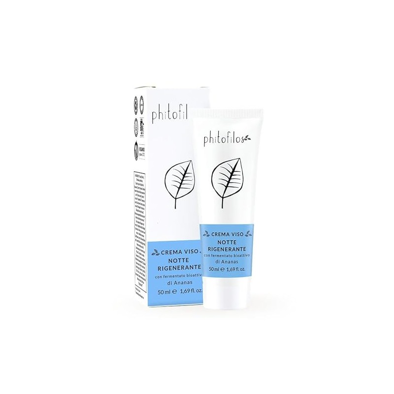 PHITOFILOS - Regenerating Night Face Cream 50 ml - ECOBIO