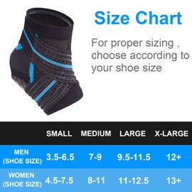 Nvorliy AquaFlex Pro Ankle Brace, Compression Ankle Sleeve for Swimming, Aquatic, Sailing, Scuba Diving, Surfing, Paddle Boarding, Kayaking & Injury Recovery – Supports Women & Men