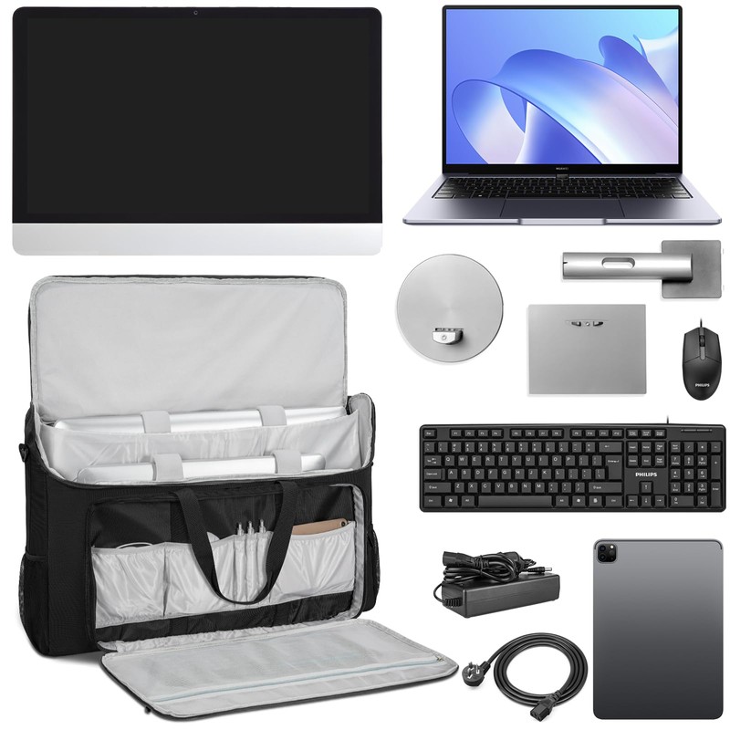 LASUK 27-32" Monitor Transport Carrying Case(up to 2), Going Out