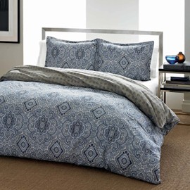 City Scene Milan Blue Comforter Set, King