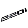 MCK Auto - 220i schwarzes glänzendes Logo hinten Emblem Tuning