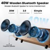 ottosing Bluetooth TV Speakers, 2.0 Sound Bar for Smart TV