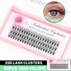 Bodermincer 20D Soft 0.07 C Curl Lash Clusters - Individual