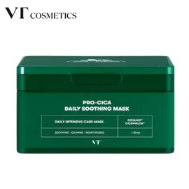 VT Cosmetic VT Cica Mask Pack Moisture soothing effect of 1 pack a day event / 브이티 코스메틱 VT 시카 마스크 팩 뽑아쓰는 수분 진정 1일 1팩 행사 효과