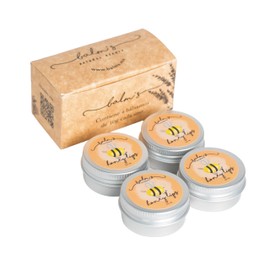 Balm's Honey Lips Kit 4 10g - Balsamo Labios Hidratante Natural Nutre y revitaliza los labios resecos - Mandarina