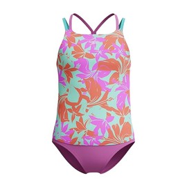 Speedo Girls Girl's Swimwear Printed Tankini Set