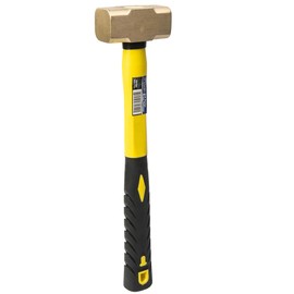 Stark 2LBS Sledge Hammer Brass Head Fiber Glass with Comfortable Handle 2-Pounds Hammer | 5 Packs