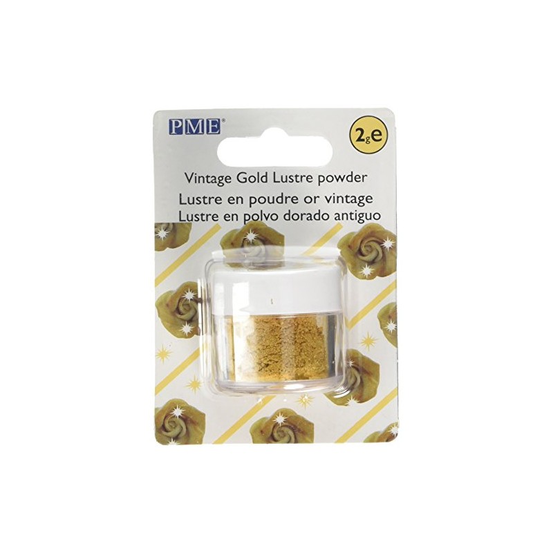 PME Edible Lustre Colour Vintage Gold