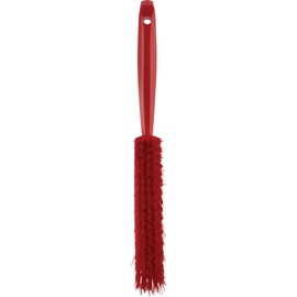 Vikan 45894 Bench Brush, Polypropylene/Polyester Bristle, 14", Red