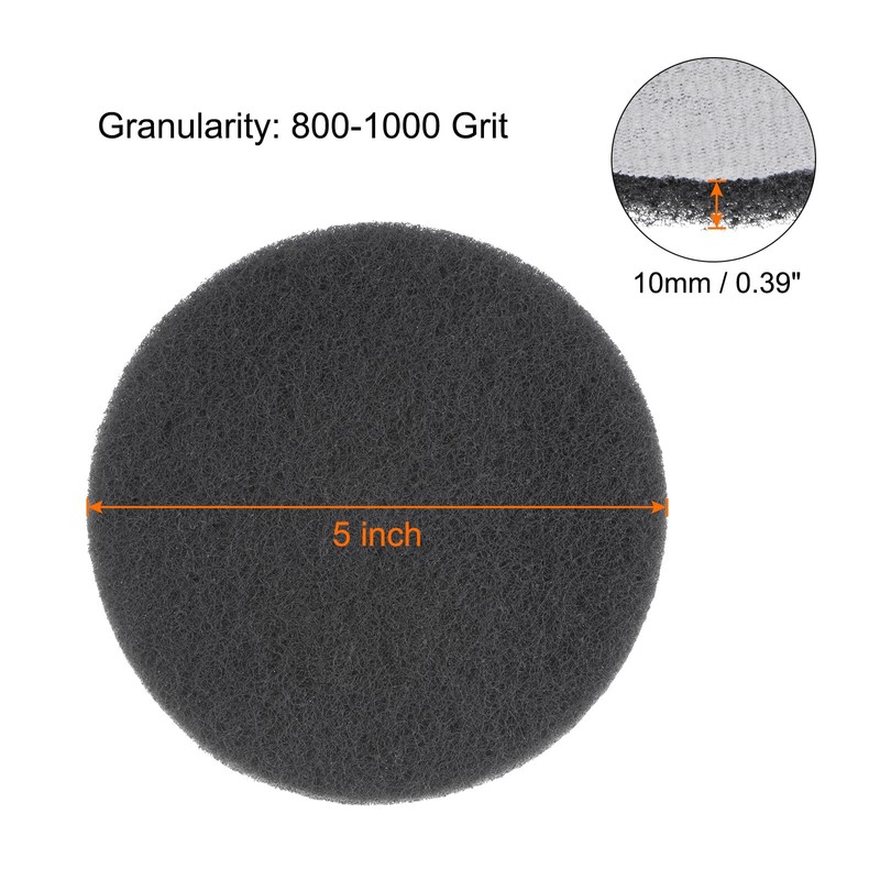 sourcing map 10pcs Drill Power Brush 5 inch Tile Scrubber