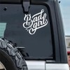 2PCS Bad Girl Funny Car Decal, 5.91"x5.31", Durable & Easy-to-Apply