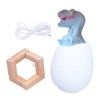 Touch Pat Sensor Night Light Dinosaur Egg Shape Bedside Lamp