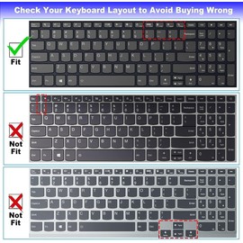 Keyboard Cover for Lenovo Ideapad Flex 5 5i 15.6" 16", IdeaPad Slim 5 5i/Slim 3 3i 15.6" 16", Ideapad Flex 5 5i 15.6" 16", Lenovo Yoga 7 7i 15.6 16, Yoga Slim 7 15.6, Ideapad 3/Ideapad 5 15.6 17.3-GP
