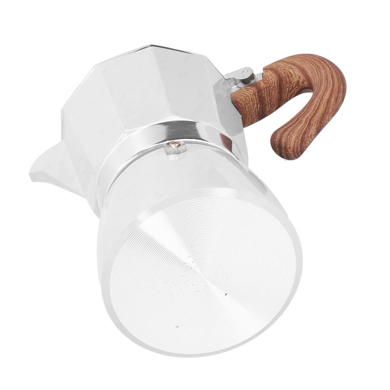 150ML Practical Aluminum Coffee Maker Octagonal Moka Coffee Pot for