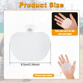 Shock Stop Palm Pads, 4Pcs Baseball Thumb Guard Catcher Glove Shock Stop Pads, Baseball Glove Pads Catcher Batting Thumb Guard for Professional Batters