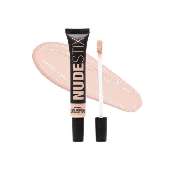 Nudestix NudeFix Cream Concealer, Lightweight Liquid, Natural Finish Makeup, Hydrating,