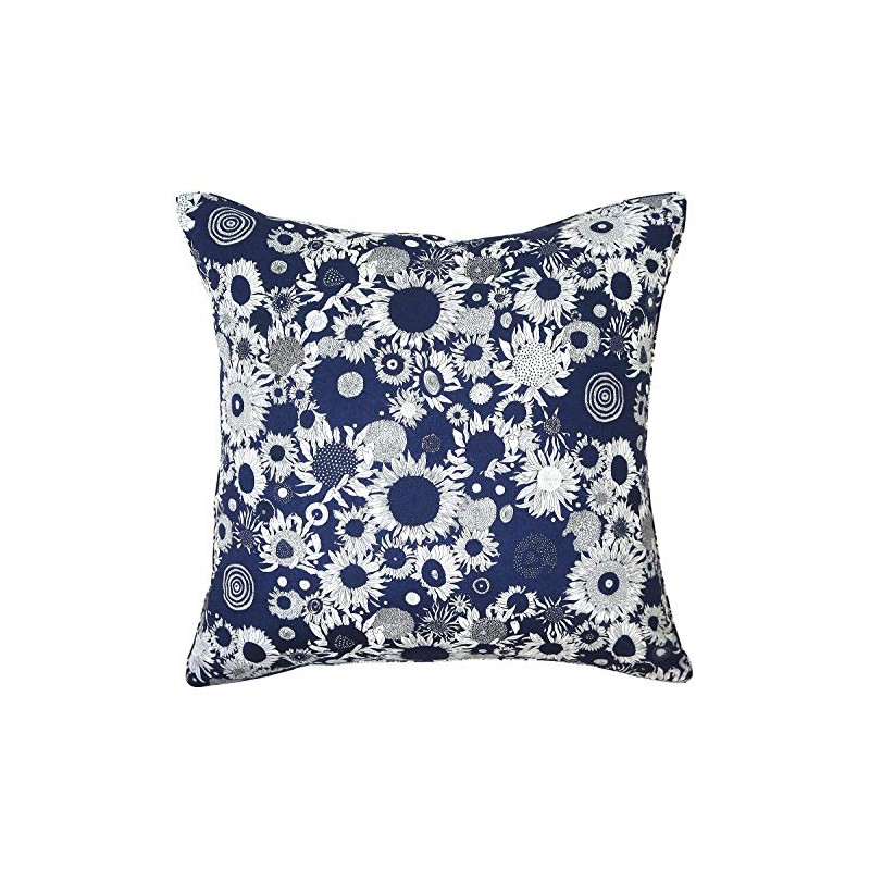 DDintex FLORET LONDON Cushion Cover Small Sass Navy 45x45cm [Liberty