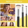 Amaxiu 3 Pcs Foundation Contour Brushes - Foundation Brush &