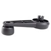 TRQ Driver & Passenger Side Window Crank Handle Black Compatible