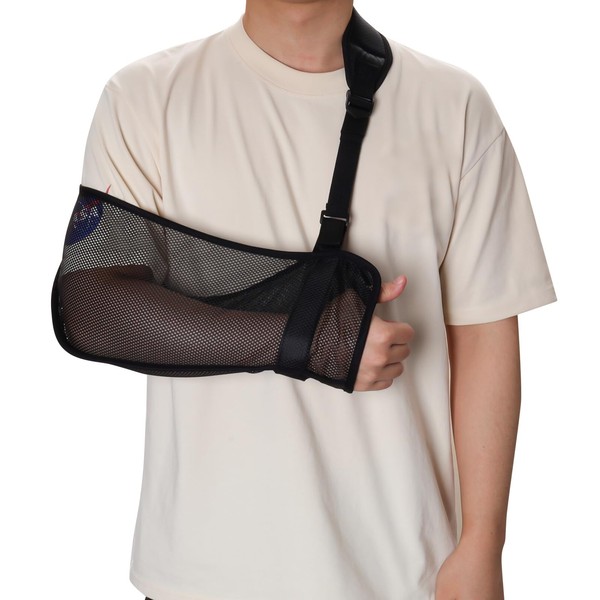 Bcxfbxd Mesh Arm Shoulder Sling Arm Brace Support for Rotator