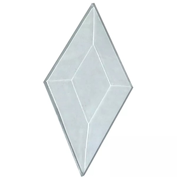 Rainbow Art Glass 2" x 6" Diamond Clear Glass Bevel