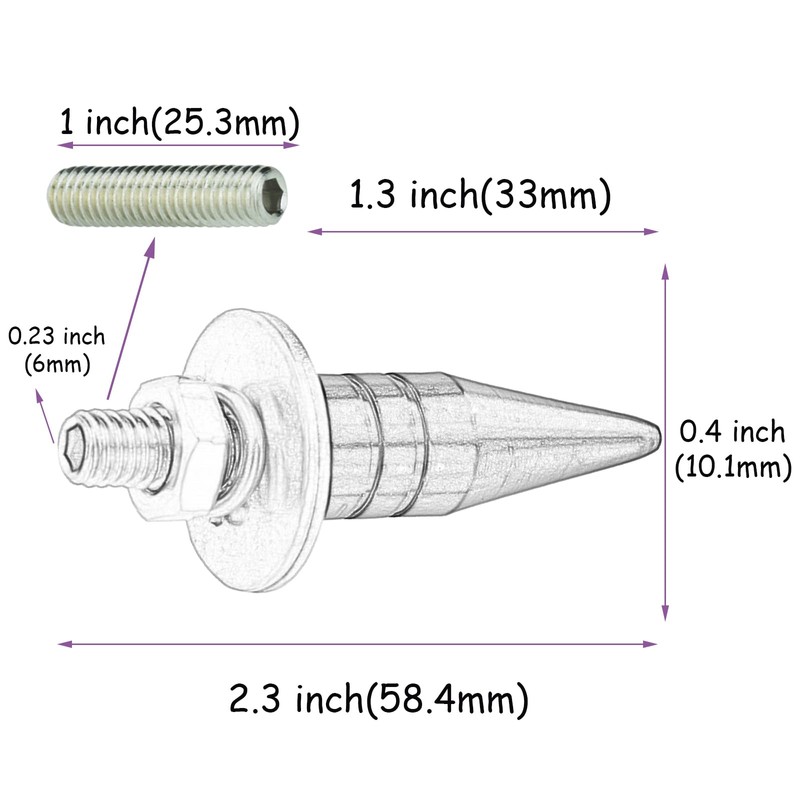 Temzzer 4 PCS License Plate Frame Screws Anti-Theft Car Frame