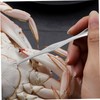 Gatuida 3pcs Seafood Cracking Tools Set Ergonomic Crab Peeling Clamps