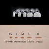 Singring Leather Stamping Tool Beveling Set 5Pcs Undercut Checkered Stamps