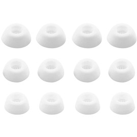Replacement Ear Tips Compatible with Sound core by ANK er Liberty 4 NC, Silicone Ear Buds Ear Cap Ear Plug Eartips Replacement for Liberty4NC 3 Size 6 Pairs,White 6PW126