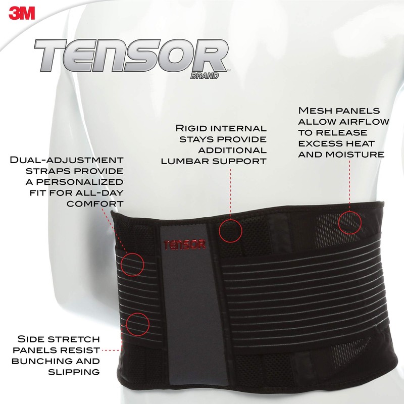 Tensor Back Brace Support, One-Size