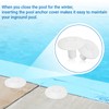 Pool Anchor Sockets Cover Compatible with Pool Ladders, and Railing