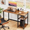 GreenForest Computer Desk with Monitor Stand,47 inch Home Office Desk
