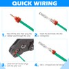 Kakalote 500Pcs Connector Pins Kit,1/1.5/1.8/2.2/2.8/3.5mm mm Pins Connector Kit Car
