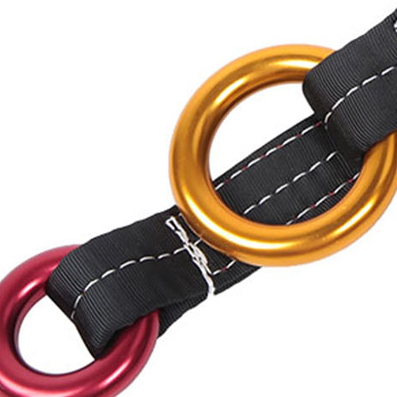 120CM Outdoor Climbing Tree Rescue Wire Lanyard with Two Hanging