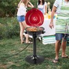 CHEFJOY 1600W Electric Grill Outdoor, 15-Serving Freestanding Camping Grill with