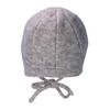 Sterntaler Boys' Peaked Cap Melange Hat, lightgrey