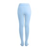 EMEM Apparel Women's Solid Colored Opaque Microfiber Footed Tights, Light