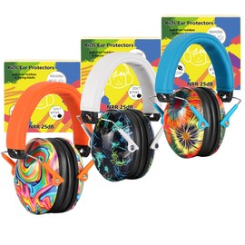 PROHEAR 032 Ear Muffs for Noise Reduction - 28SNR Noise Cancelling Headphones for Kids Autism Toddlers - Adjustable Hearing Protectors for Concerts Fireworks Sports Events, 3 Pack