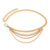 CHIC DIARY Chain Belt for Women Metal Gold Waist Chain