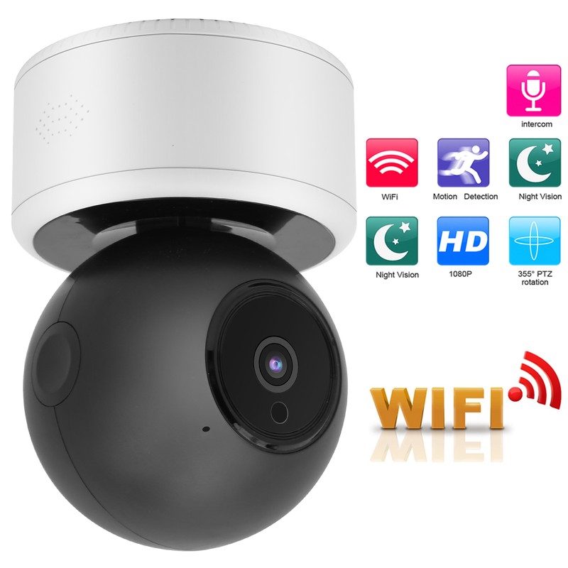 1080P WiFi Camera AI Smart Human Detection Infrared TwoWay Intercom