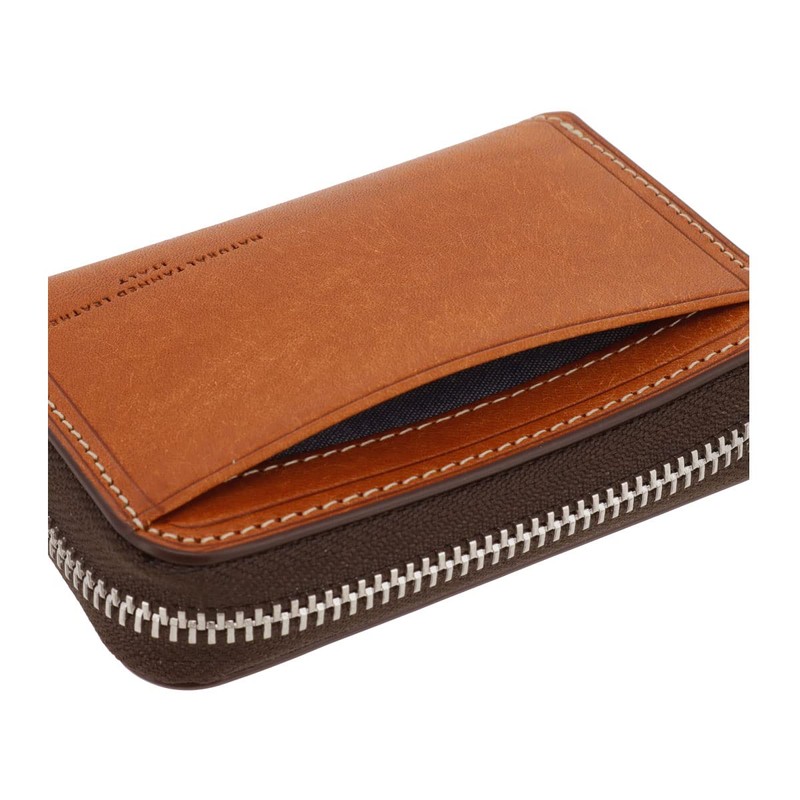 Takeokikuchi 780611 Men's Genuine Leather Coin Purse, Margo II, Round