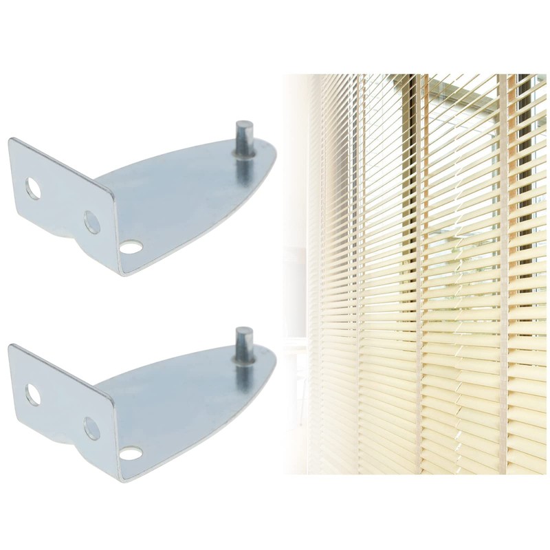 VGOL 8pcs Hold Down Brackets Metal Blinds Bracket with 16pcs